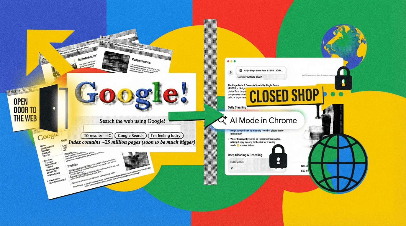 Google finds new ways to keep you from ever visiting a website directly again
