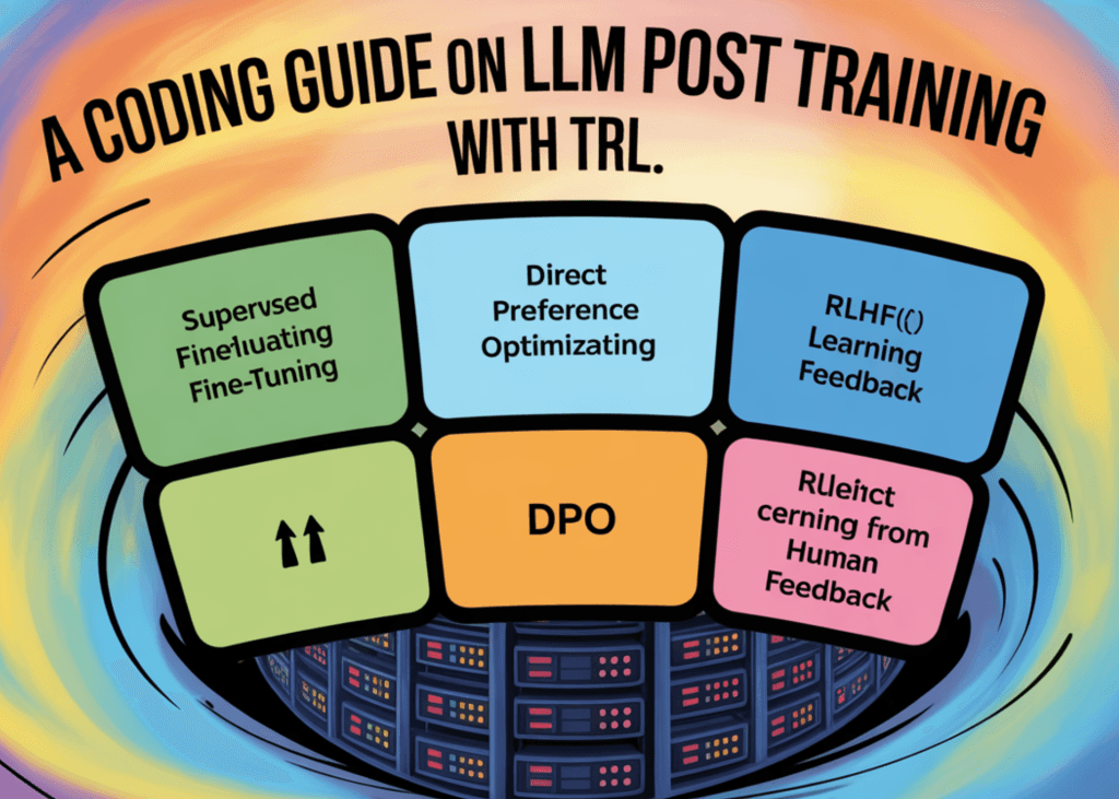 A Coding Guide on LLM Post Training with TRL from Supervised Fine Tuning to DPO and GRPO Reasoning