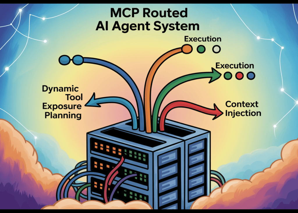 How to Build an MCP Style Routed AI Agent System with Dynamic Tool Exposure Planning, Execution, and Context Injection