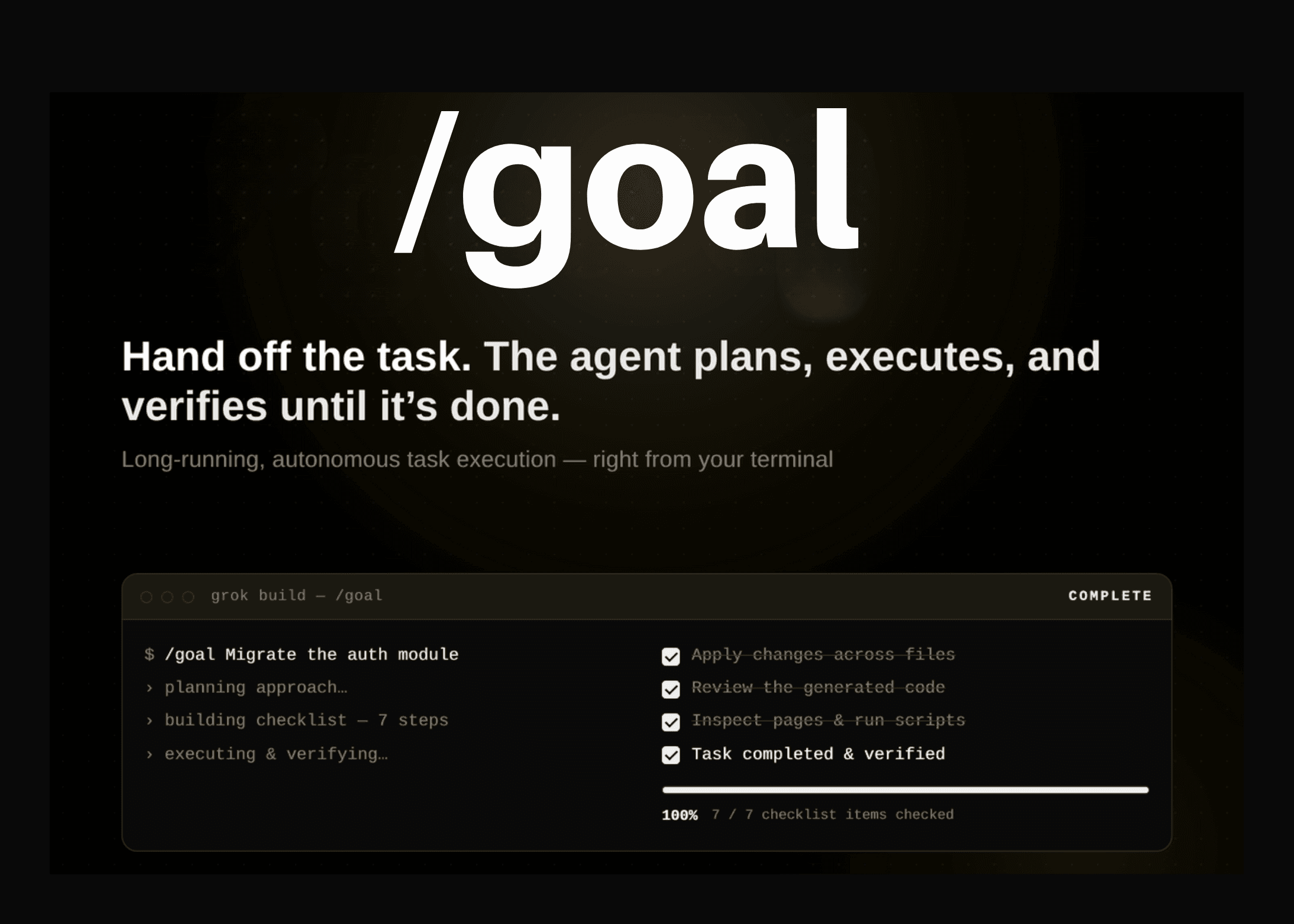 xAI Launches /goal in Grok Build, Adding Long-Running Autonomous Execution With Built-In Verification for Multi-Step Coding Tasks