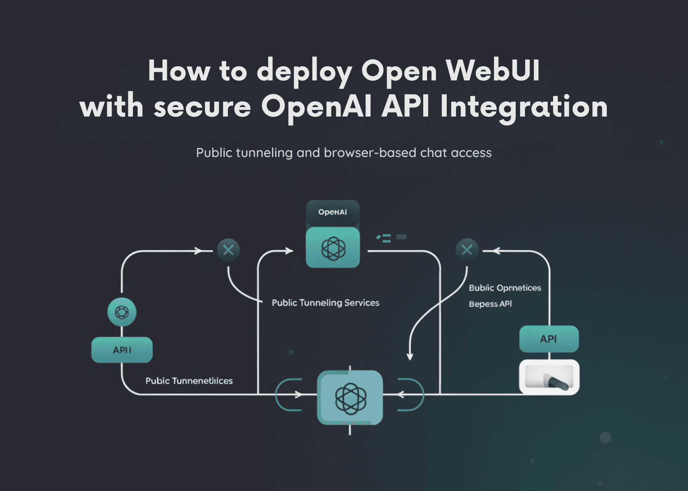 How to Deploy Open WebUI with Secure OpenAI API Integration, Public Tunneling, and Browser-Based Chat Access